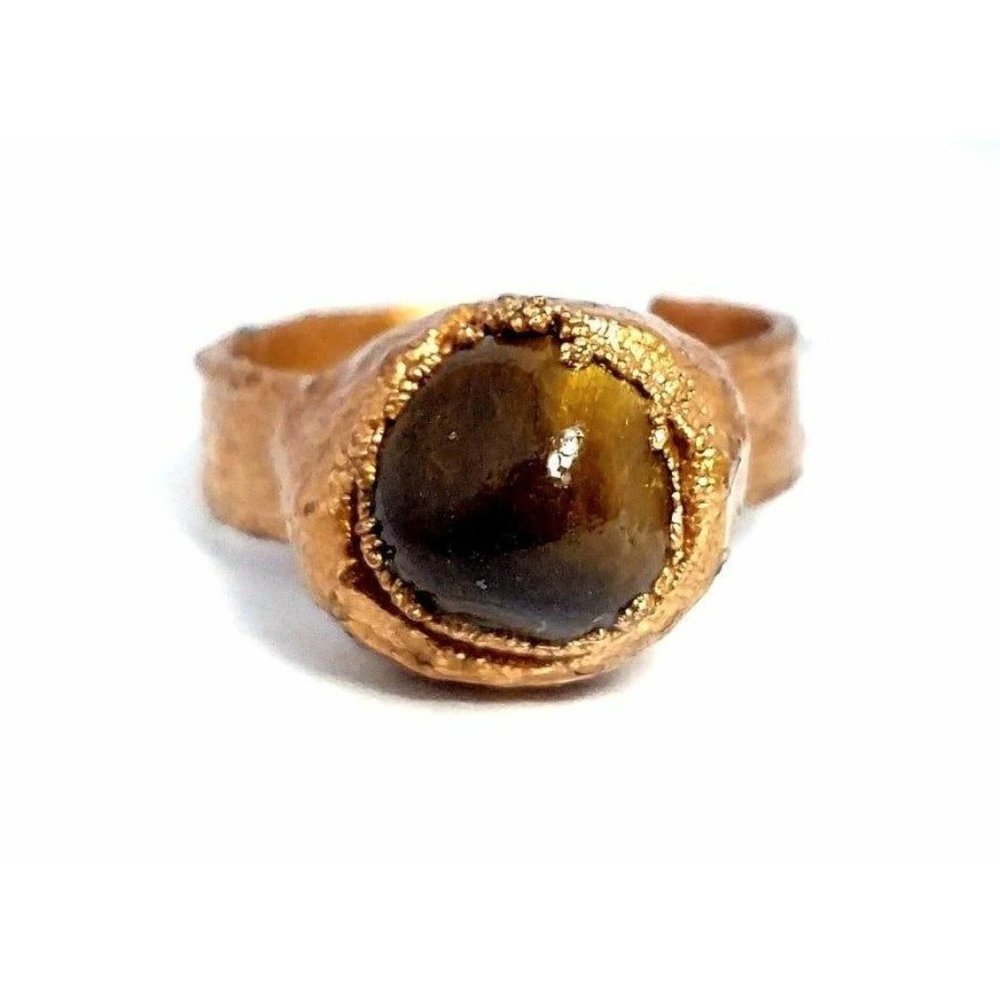 Tigers eye ring size 6